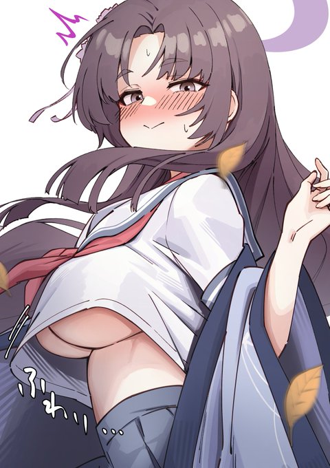 特に理由のない強風が勘解由小路ユカリを襲う! 