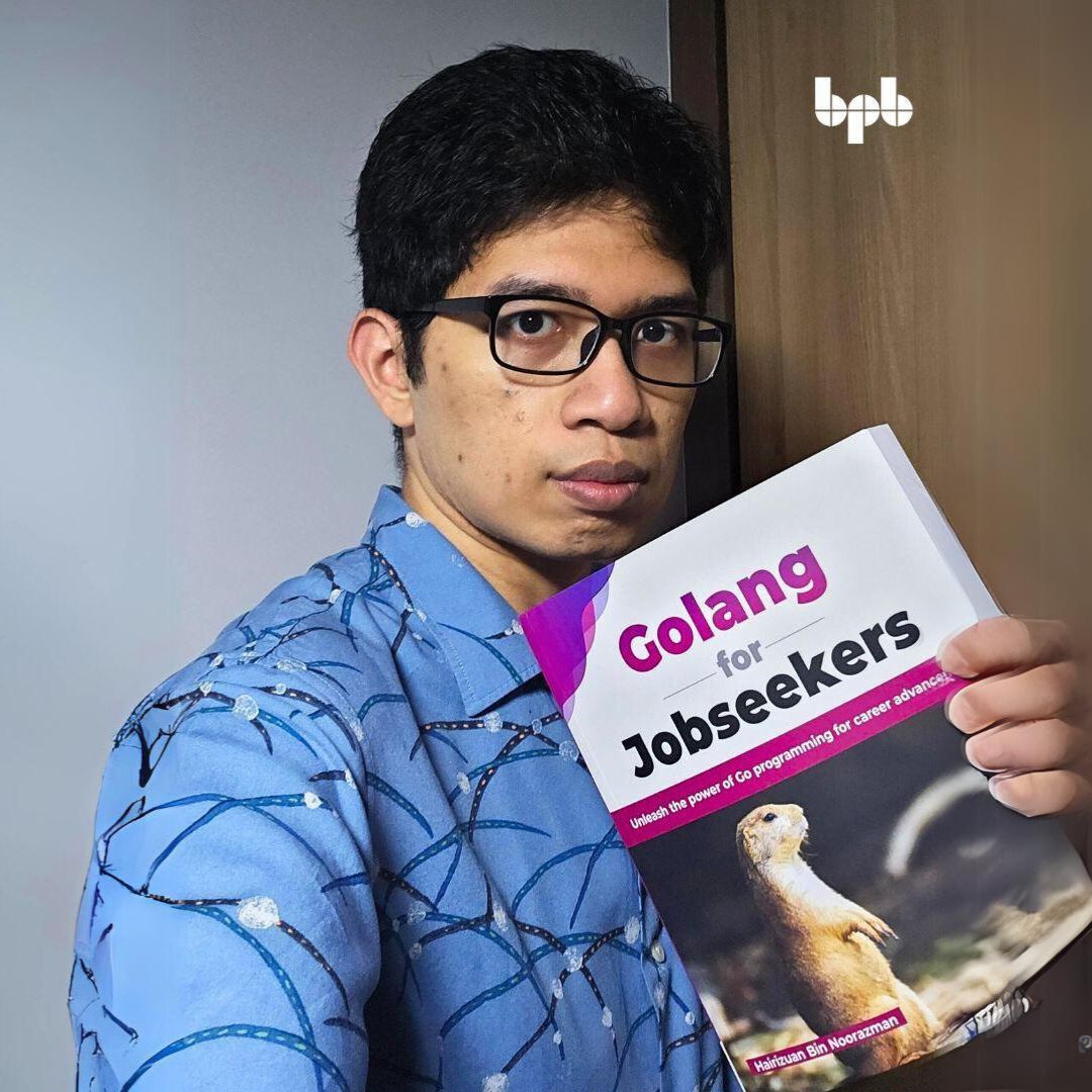 🚀Dive into the world of coding mastery with #GolangforJobseekers by our author Hairizuan Bin Noorazman.

#BPBOnline #ITpublisher #CodeExploration #CodeJourney #GolangMagic #ITBooks #GolangUnleashed #CodeExploration #Golang #GolangMastery #CodeEvolution #CodeMastery #CodingLife