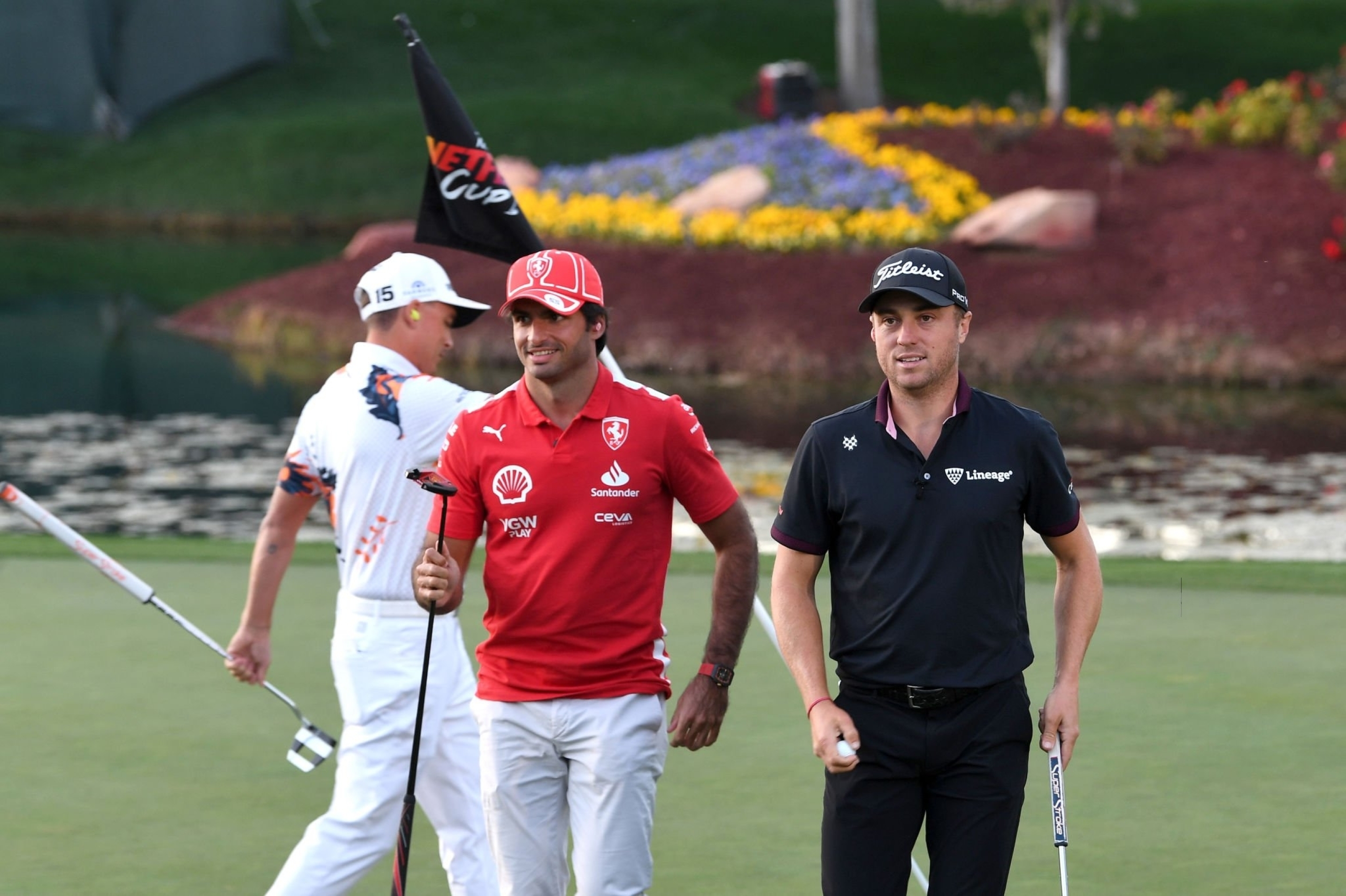 Carlos Sainz and Justin Thomas are first winners of Netflix Cup