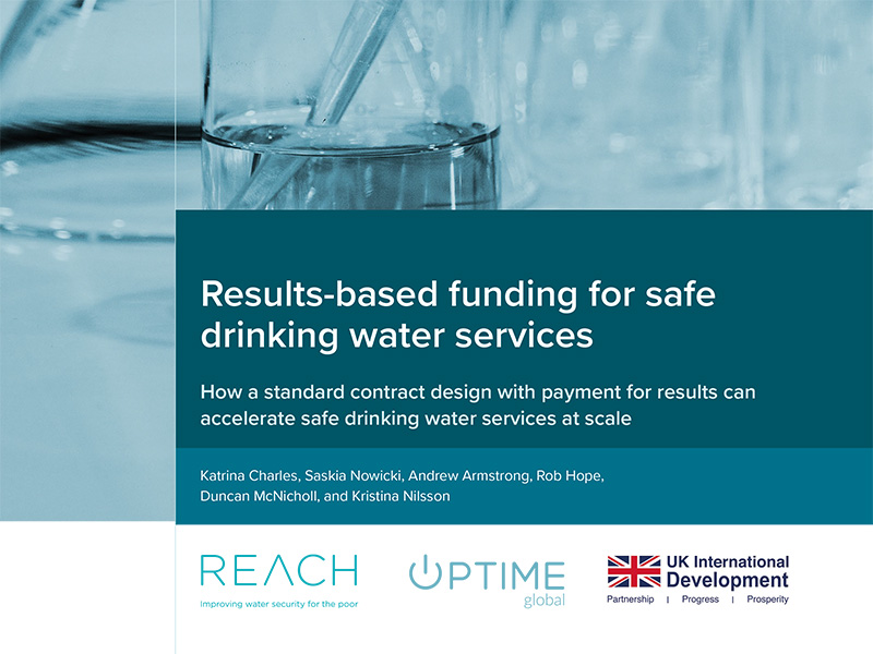 #EN_ 📖 #PUBLICATION – A new publication from <a href="/reachwater/">REACH</a> <a href="/UniofOxford/">University of Oxford</a> and <a href="/UptimeWater/">Uptime</a> recommends introducing a guarantee of #drinking #water 💧 #safety as one of the criteria for #financing 💰a rural water service. static1.squarespace.com/static/5d5fc19… #agenda2030 #sdg6🎯 #leavingnoonebehind