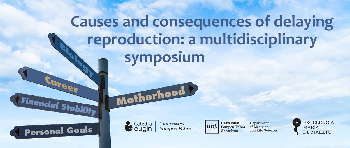 📢 Next November 30 we will explore the 'Causes and consequences of reproductive delay' A multidisciplinary symposium organized by the Chair of #AssistedHumanReproduction of @eugin_es & @UPFBarcelona 💻bit.ly/3ufMqQL 📅 30th November 📍 PRBB Auditorium 👥In-Person Event