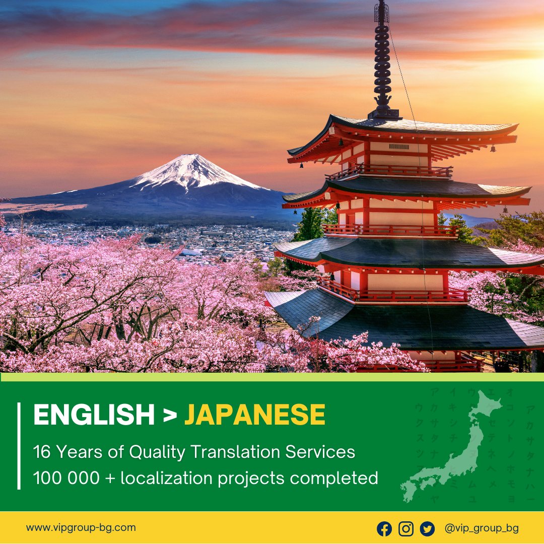 Immerse your players in a world of seamless gameplay and captivating narratives with our expert localization services.
🌐🇯🇵vipgroup-bg.com 

#japaneseculture #love #japan #localization #translation #LanguageTesting #GamesTesting #game #voiceover #Proofreadin #локализация