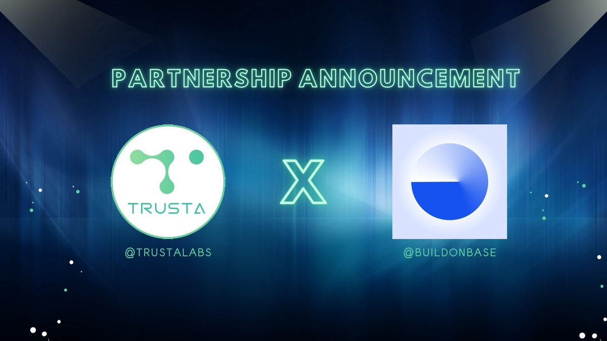 Trusta.AI (@trustalabs) on Twitter photo 🌓After <a href="/zksync/">ZKsync (∎, ∆)</a> <a href="/Starknet/">Starknet 🐺🐱</a> <a href="/LineaBuild/">Linea.eth</a> we are proud to announce that @BuildOnBase is now officially live on <a href="/TrustaLabs/">Trusta.AI</a> !🤗
@BuildOnBase is a new Ethereum L2, incubated by <a href="/coinbase/">Coinbase 🛡️</a> and built on the open-source OP Stack
~Let‘s build on base!💪
trustgo.trustalabs.ai/dashboard/0x0d…
Also we 🌓After <a href="/zksync/">ZKsync (∎, ∆)</a> <a href="/Starknet/">Starknet 🐺🐱</a> <a href="/LineaBuild/">Linea.eth</a> we are proud to announce that @BuildOnBase is now officially live on <a href="/TrustaLabs/">Trusta.AI</a> !🤗
@BuildOnBase is a new Ethereum L2, incubated by <a href="/coinbase/">Coinbase 🛡️</a> and built on the open-source OP Stack
~Let‘s build on base!💪
trustgo.trustalabs.ai/dashboard/0x0d…
Also we