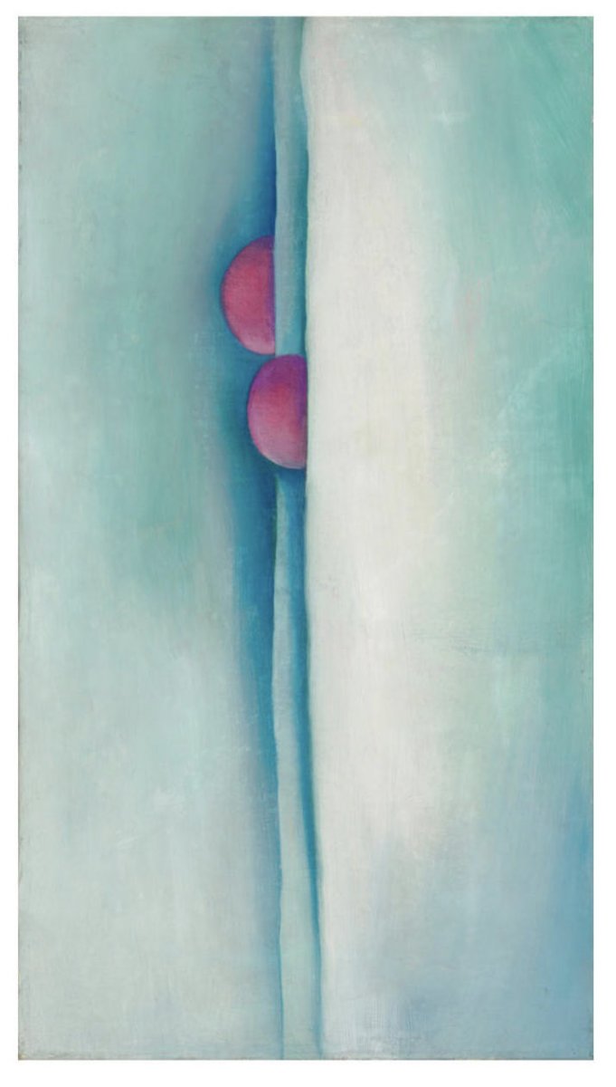 Georgia O'Keeffe. Green Lines and Pink, 1919 Georgia O'Keeffe Museum. Gift of The Burnett Foundation and The Georgia O'Keeffe Foundation. ⁦@BBCRadio3⁩