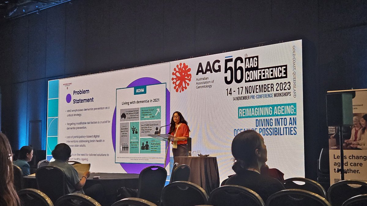 Laura Dodds (@laura_dodds_) on Twitter photo All things co-design and collaboration with my PhD supervisor <a href="/jsiette/">A/Prof Joyce Siette</a>. The work that all the researchers who spoke today are doing in this space is incredible. #AAGConf2023 All things co-design and collaboration with my PhD supervisor <a href="/jsiette/">A/Prof Joyce Siette</a>. The work that all the researchers who spoke today are doing in this space is incredible. #AAGConf2023