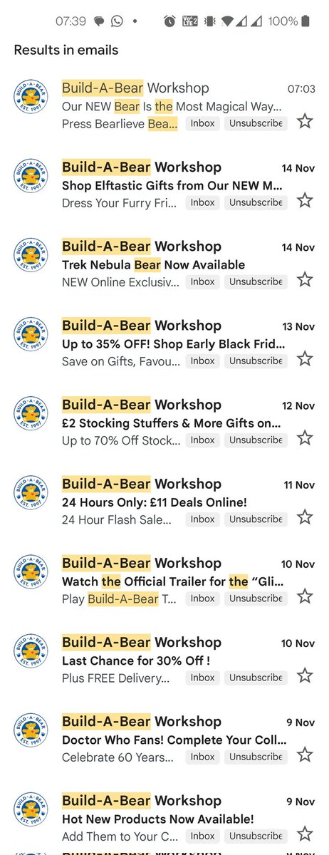arichardsonukne's tweet photo. @buildabear what's with the sudden surge of emails I've never received before? https://t.co/cIlZUMRHZ0