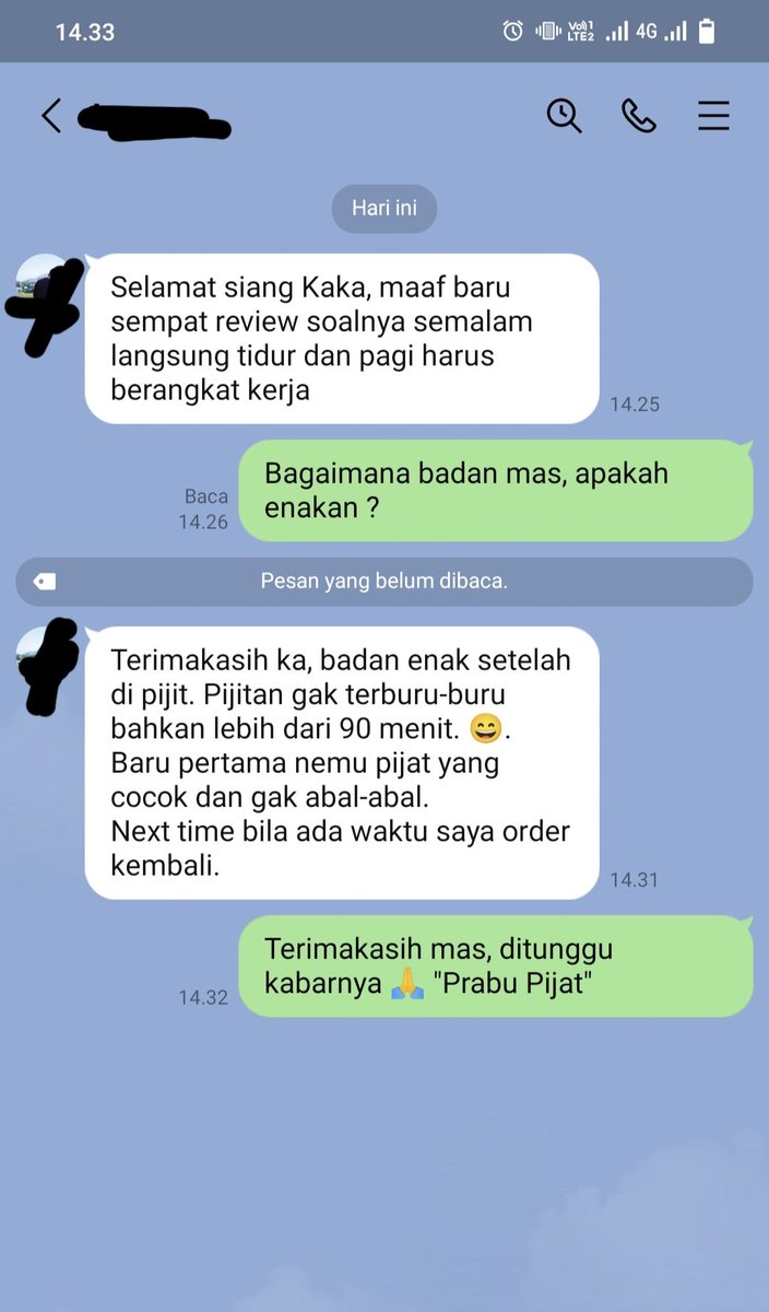 Wayan02971010's tweet photo. Salam pijat lovers
Sedikit share testimoni dari customer
Yuk yg berminat langsung chat melalui:
Line: prabukunpijat
Tele: prabukun
Outcall
#pijattangerang #PijatTangsel #pijatjakarta #pijatjakartapusat #pijatjakartaselatan #pijatjakartabarat #pijatdepok #pijatbandung #pijatbogor https://t.co/2VA54zScAP