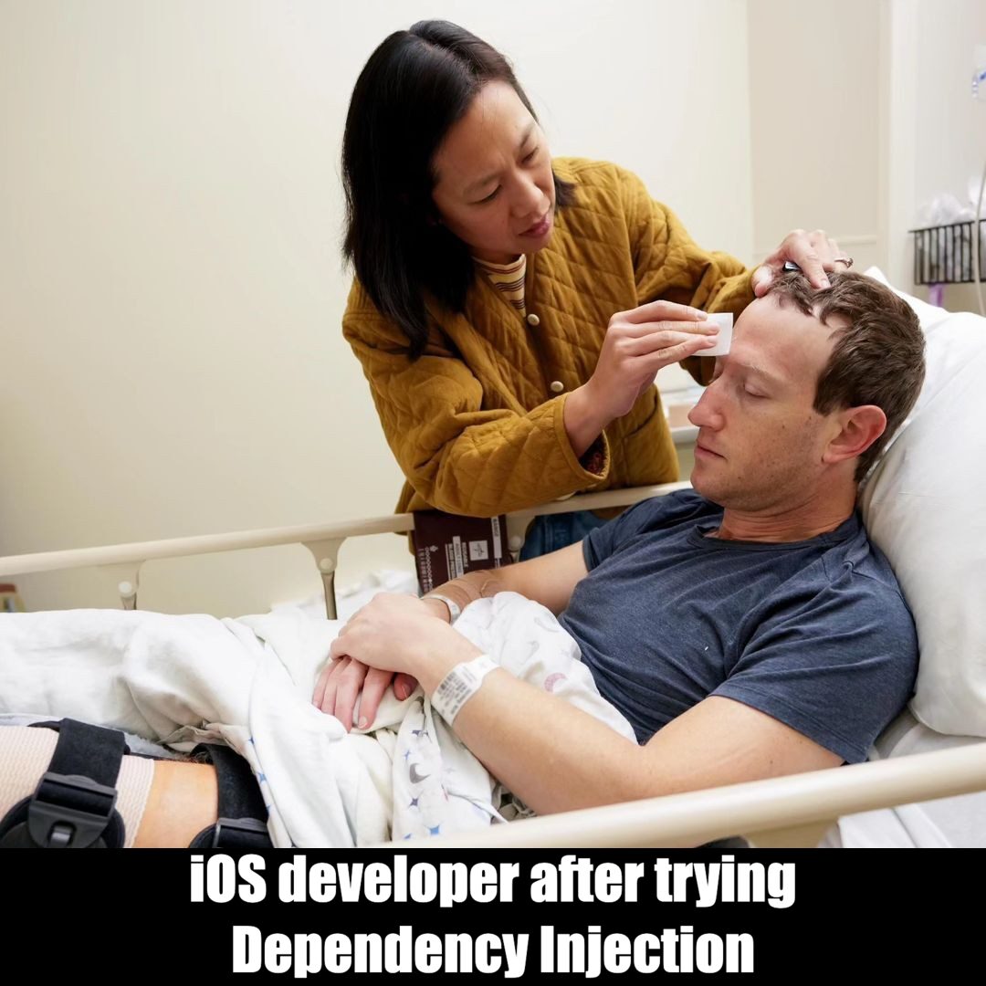 makzimi's tweet image. Why do iOS developers don&apos;t like Dependency Injections?
#iosdev #iosdeveloper #mobiledeveloper #AndroidDevs