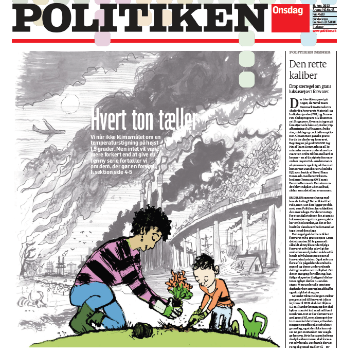 Det tog et par år fra idé til udførelse af denne serie. 
Læs om baggrunden her:
politiken.dk/del/oAqpfEABSo…

»Det kan føles næsten umuligt at rumme, men intet kunne være mere forkert end at give op«.
#dkgreen #dkpol