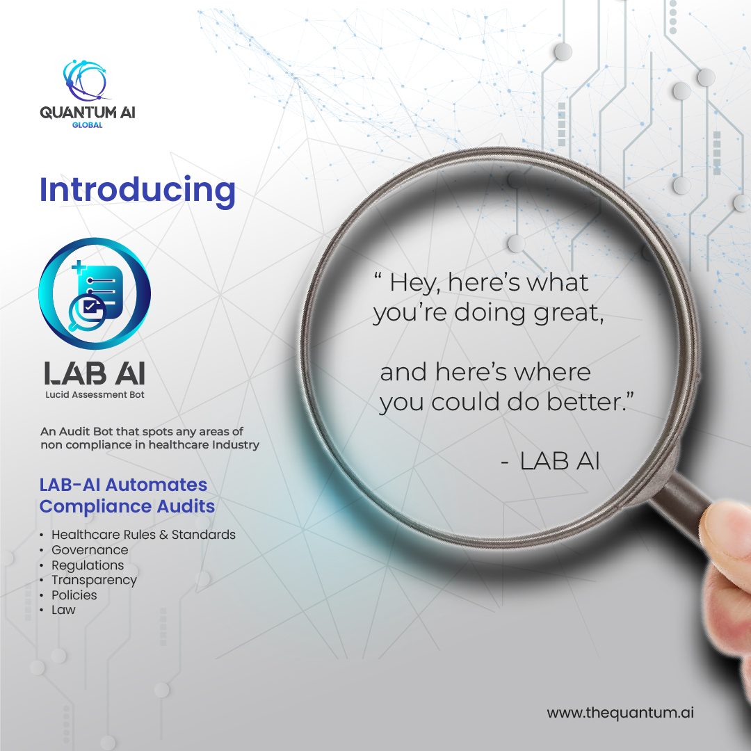 quantumaiglobal's tweet image. Our AI product is designed to streamline and optimize your workflow. LAB AI leveraged advanced machine learning algorithms to provide intelligent solutions tailored to your unique business needs. 
#LABAI #quantum #quantumphysics #artificialintelligence #ai