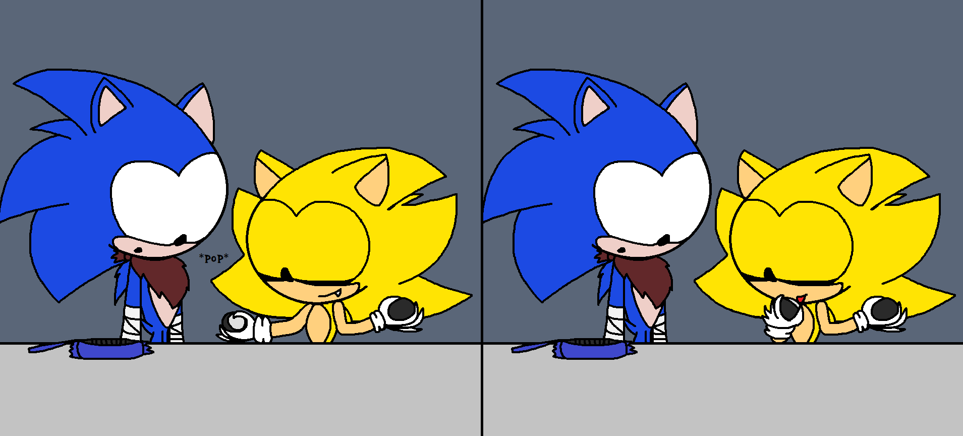 SONIC EXE AND FLEETWAY PLAY WOULD YOU RATHER 