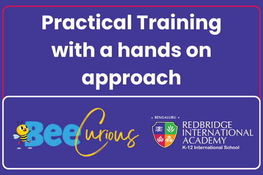 RedBridge3's tweet photo. Not just textbooks,
Learn them for real!
With practical examples and training
Hands-on approach to all basic concepts
With Bee Curious ..
Available at Redbridge International Academy

Website : https://t.co/vN84Hvbg3q
Contact us to join : +919611943366 
#beecurious #rbia https://t.co/J930qcwg0u
