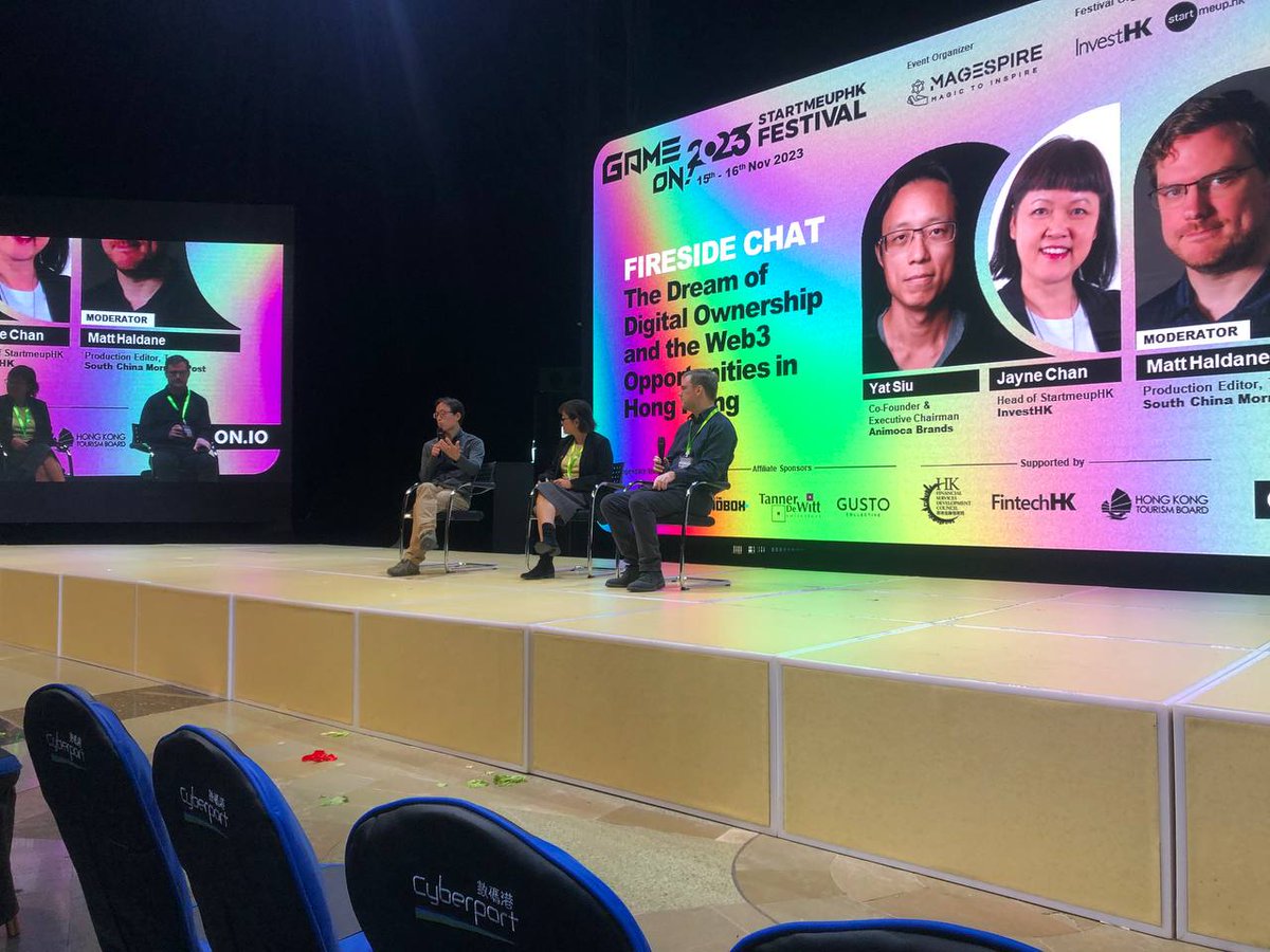 HymeNetwork's tweet image. 📸Day 1 at GameOn! 2023 @gameonsummit was a blast! 🚀 

Sharing some memorable snapshots from an incredible start. 🎮🌐 Excited for what's to come - stay tuned for more highlights! #GameOn2023