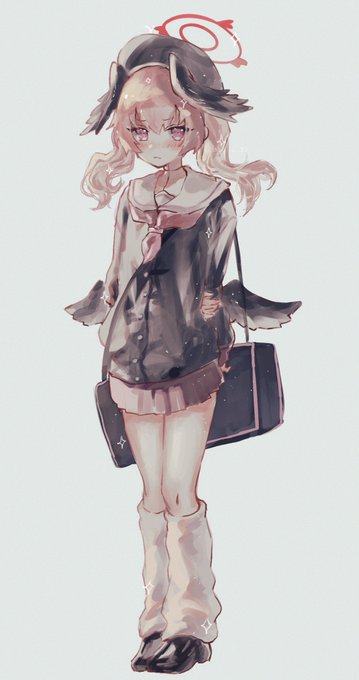 「arms behind back pleated skirt」 illustration images(Latest)｜5pages