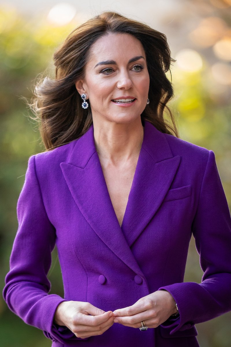 The Princess of Wales arrives at the Shaping Us National Symposium at the Design Museum in London, to co-host the event with the Royal Foundation Centre for Early Childhood.