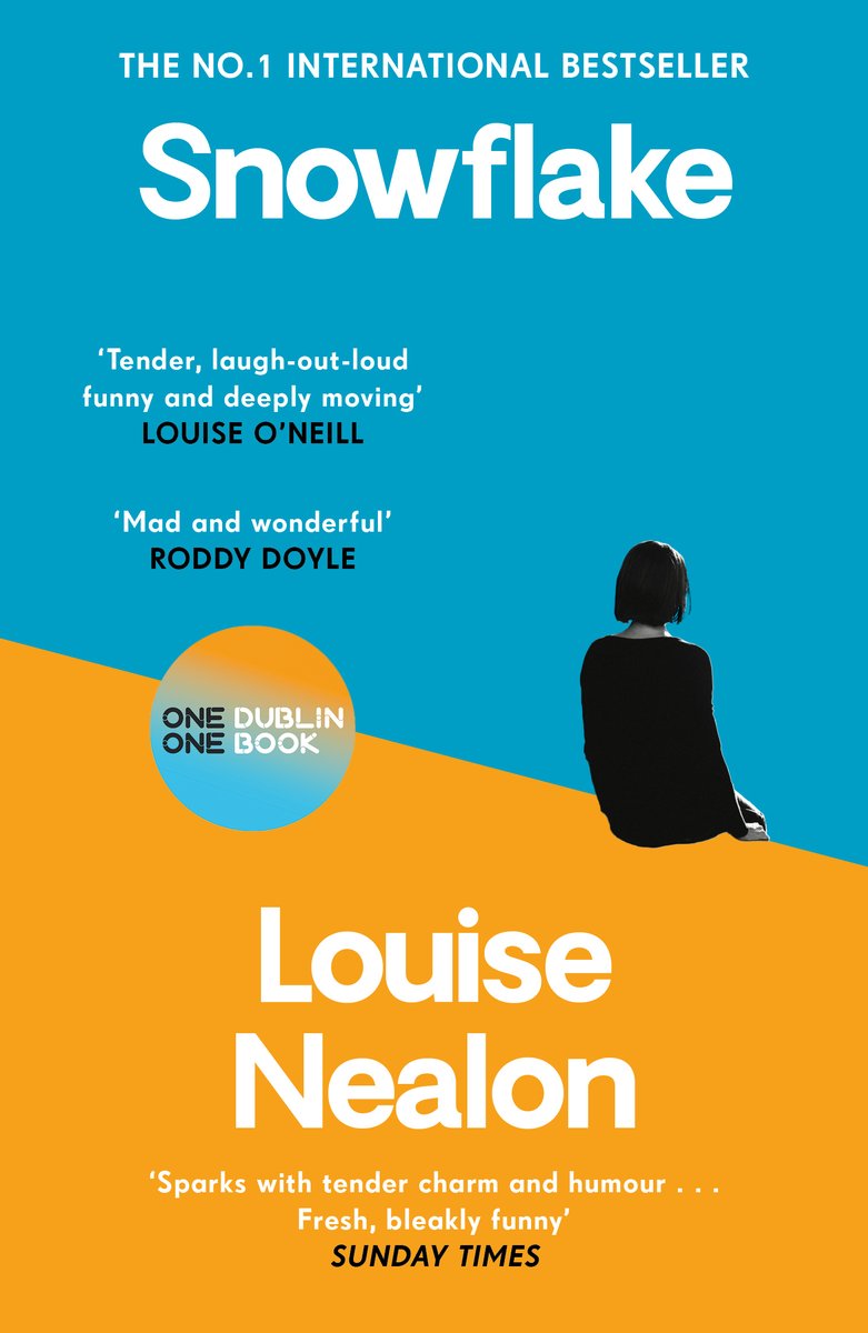 Excited to anounce that @louise_nealon's debut novel, Snowflake is the 2024 One Dublin One Book Choice! There will be a new #1Dublin1Book edition published by@Bonnierbooks and a programme of events next April. onedublinonebook.ie/news/dublin-ci……