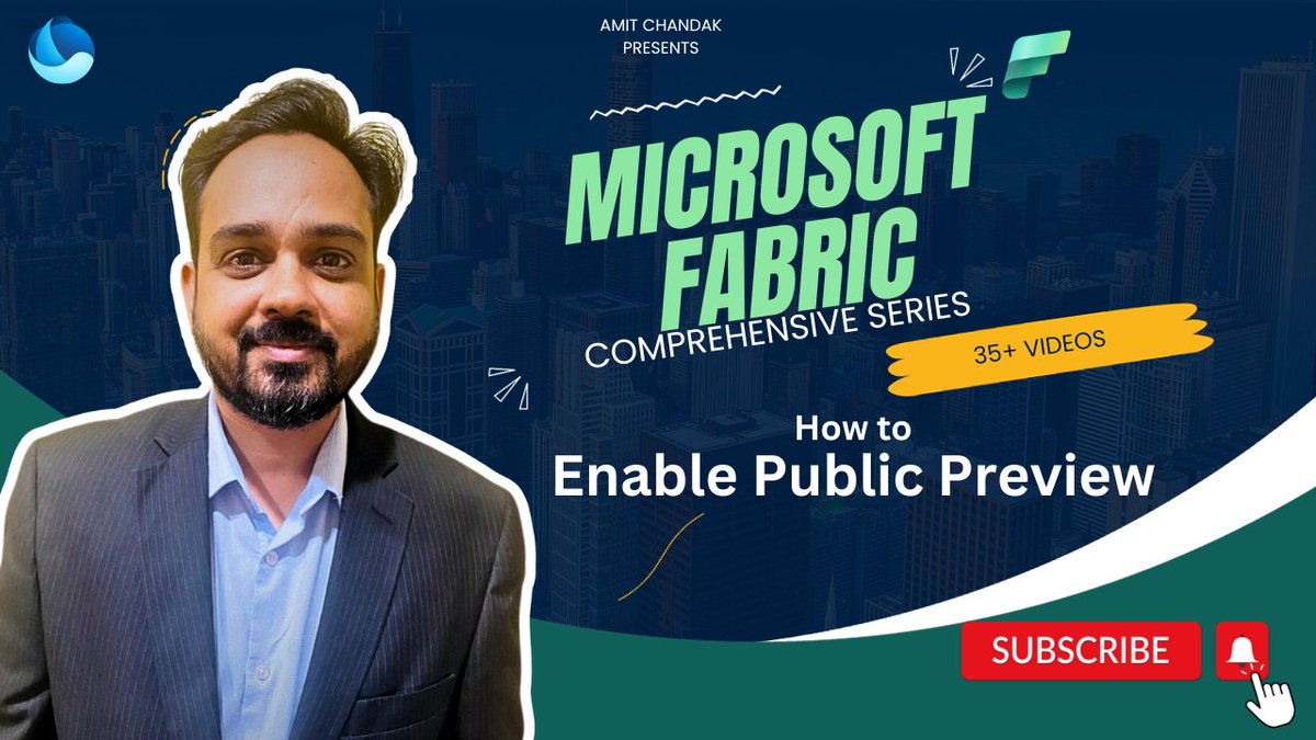 Throwback-Unlock Microsoft Fabric on Power BI: A Complete Step-by-Step Guide to Starting Your Free Trial:  youtube.com/watch?v=8kIMHm…
#microsoftfabric #dataPipeline #Pipeline #powerbi #Warehouse #Dataflow #DataflowGen2 #DataFactory #OneLake #Intergated #analytics