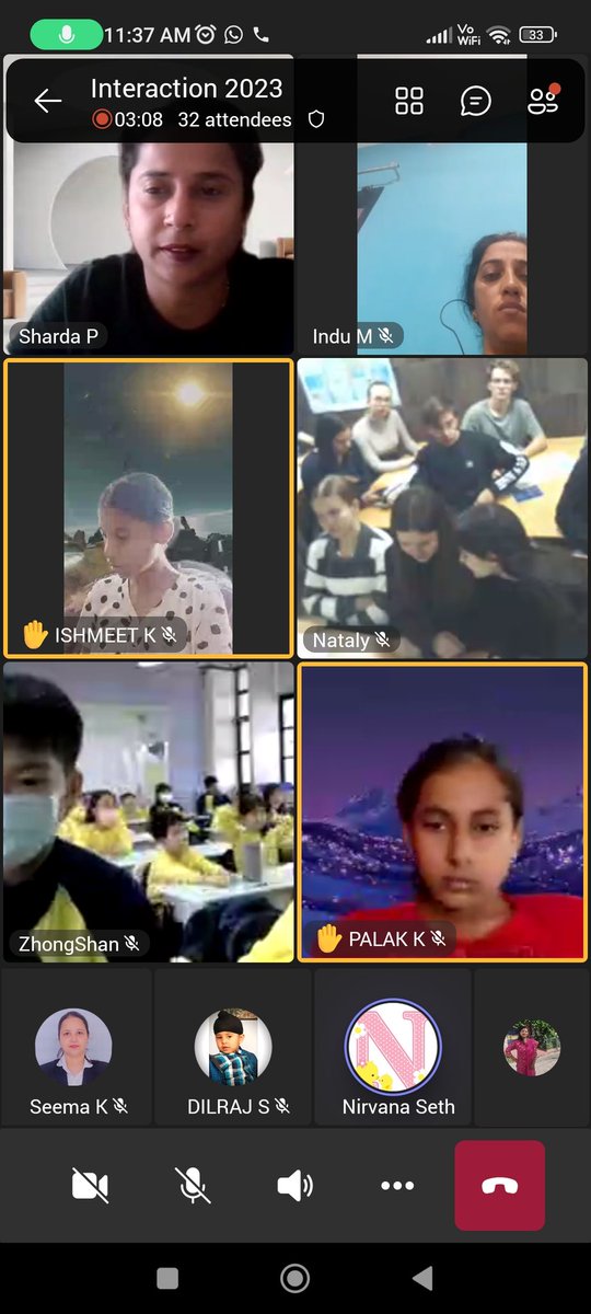 #SkypeaThon 
14.11.2023 and 15.11.2023
 session of Skype 🌐🌐
Lots of learning with students around the world. 💫💫
AI students of grade 11 shared about Metaverse and interacted with students of Russia 💓💓 #kamlanehrupublicschool
 @pkdhillon08 @charuchhabra2 C @shardapullabha2