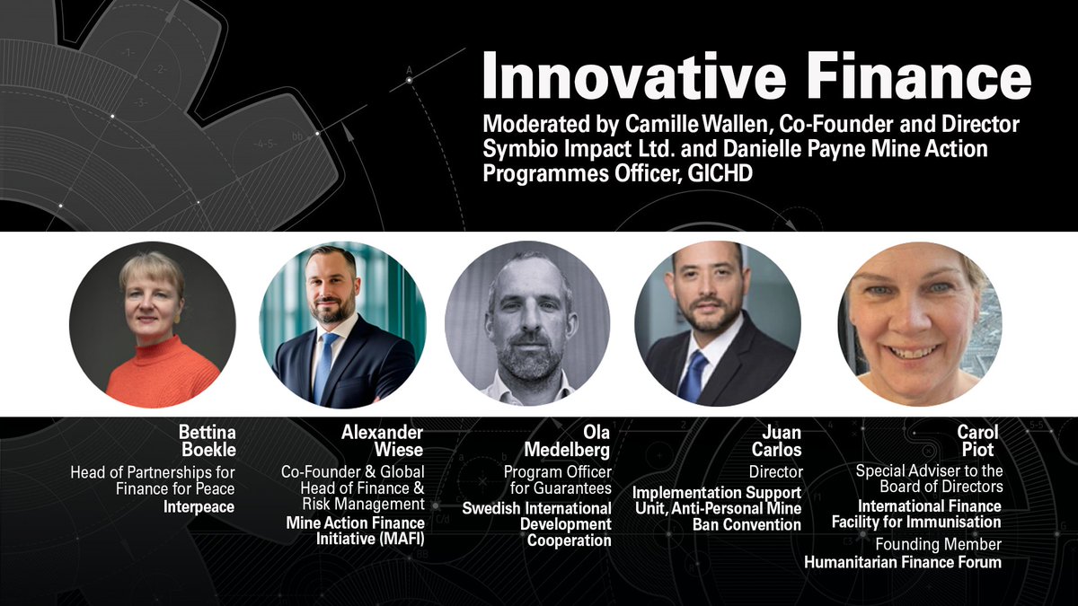 In the last 10 years mine action funding stayed static between $500-$600 M/year, with short-lived peaks around new conflicts. 5⃣ donors provide 70% of international funding with 50% of it going to 5⃣ affected states. This panel will explore options for innovative financing.
