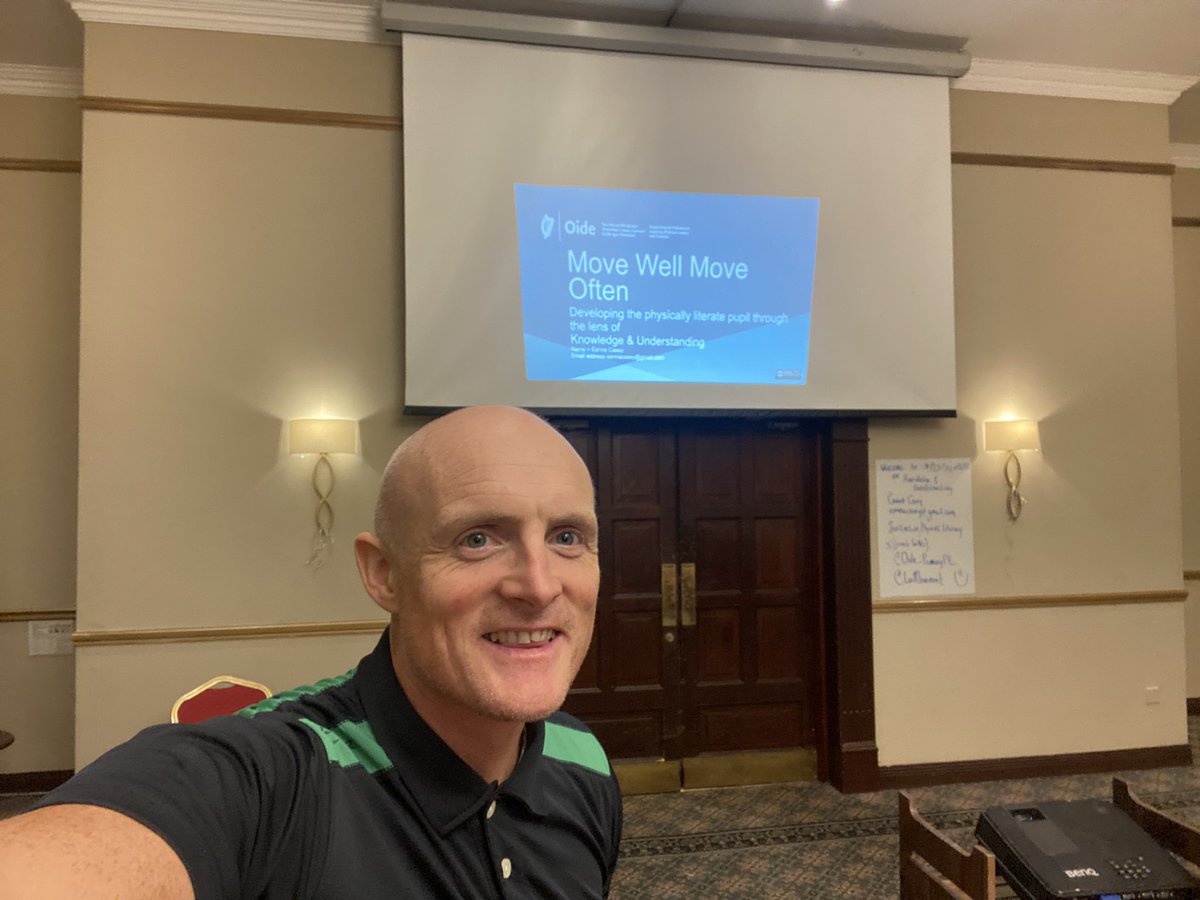 LusMovement's tweet photo. Massive privilege to deliver #PLS5 of #MWMO for @Oide_PrimaryPE for the great and powerful teachers of @ClareEdCentre in the @hotelwoodstock_ yesterday. Energy and enthusiasm off the charts 🙏🏼💪🏽 #movementismedicine #movementPLus https://t.co/l3JCuon4aP