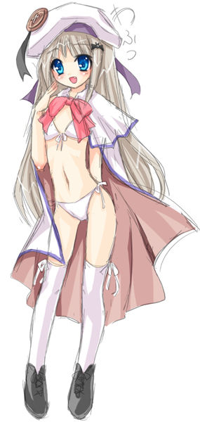 能美クドリャフカ 「keyの新作楽しみクオリティ低のCLANNADコス(;・∀・)あ、私だけっすよ低」|うおぬまゆうのイラスト