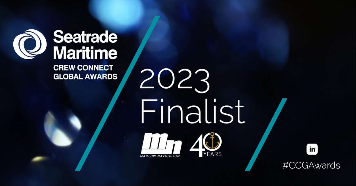 The first round of judging has been completed! We’re pleased to be shortlisted as a Finalist at the 2023 #CrewConnectGlobal Awards in two Categories: Training and Safety at Sea + Health and Wellbeing at Sea. 👏🏼🤞🍀 #MarlowNavigation #CCGAwards #maritime #shipping #crewing