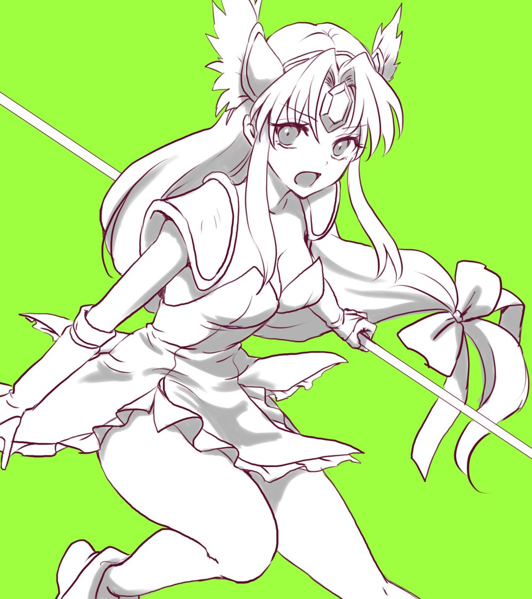 聖剣3のリースらくがき。資料見ないでも描けるくらい良く描いたキャラの1人。リメイク版は…途中で止まってるw #聖剣伝説3 #リドローOK https://t.co/ltIBoeNdz4 