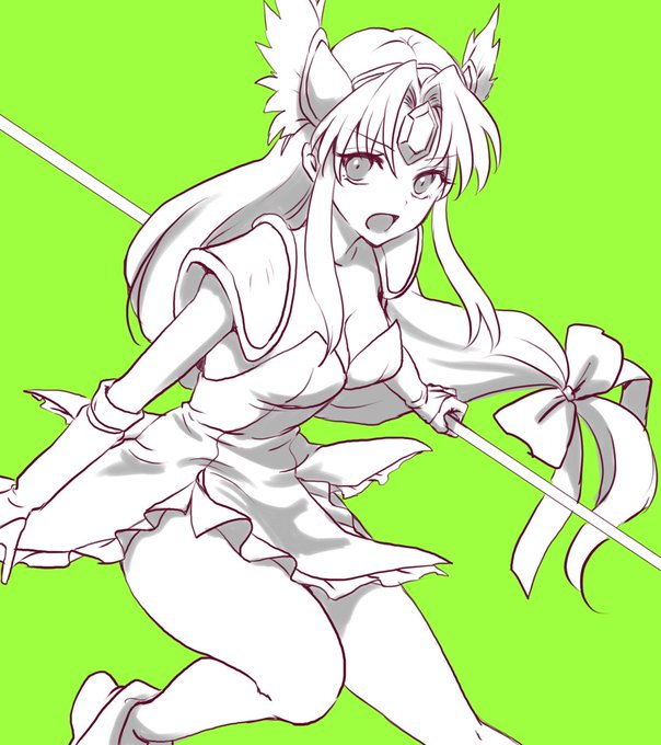 聖剣3のリースらくがき。資料見ないでも描けるくらい良く描いたキャラの1人。リメイク版は…途中で止まってるw #聖剣伝説3 #リドローOK  