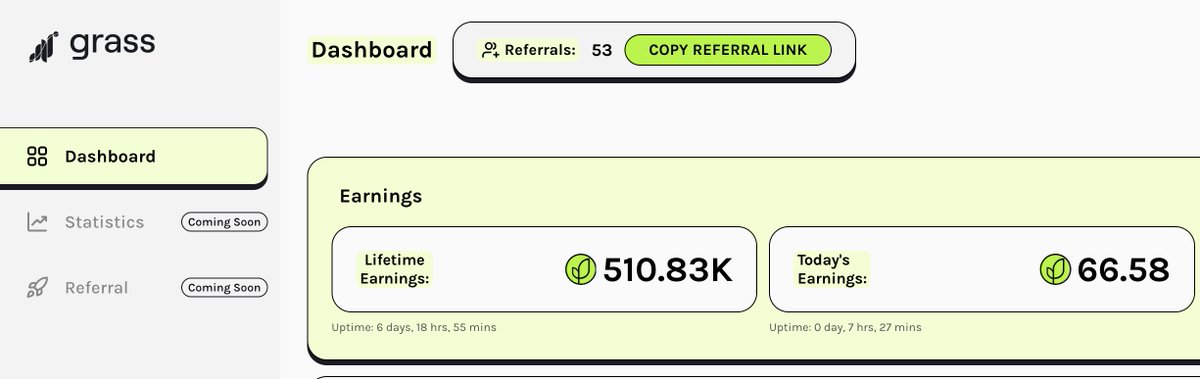 发现最近关注量上来了，做个抽奖福利，<a href="/getgrass_io/">touch grass</a> 挖了7天，算上自己十几个小号，主号目前共500多K...

规则如下，等到空投时:

达到1M，抽50K grass分润
达到5M，抽100K grass分润
达到10M，抽300K grass分润

要求：
关注 <a href="/xixikawaii/"></a> +RT+点赞+ 随机@(增加概率)

#grass #btc #eth #nft #内啡肽