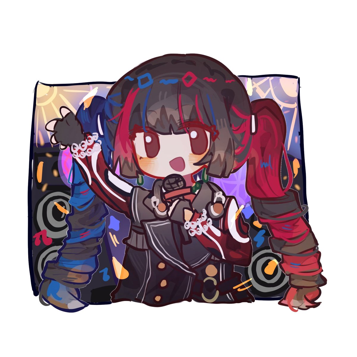 代朋友发下她约的稿
祝春酱四周年快乐🥳
#春猿火 #春猿火美術部 
#春猿火肆周年