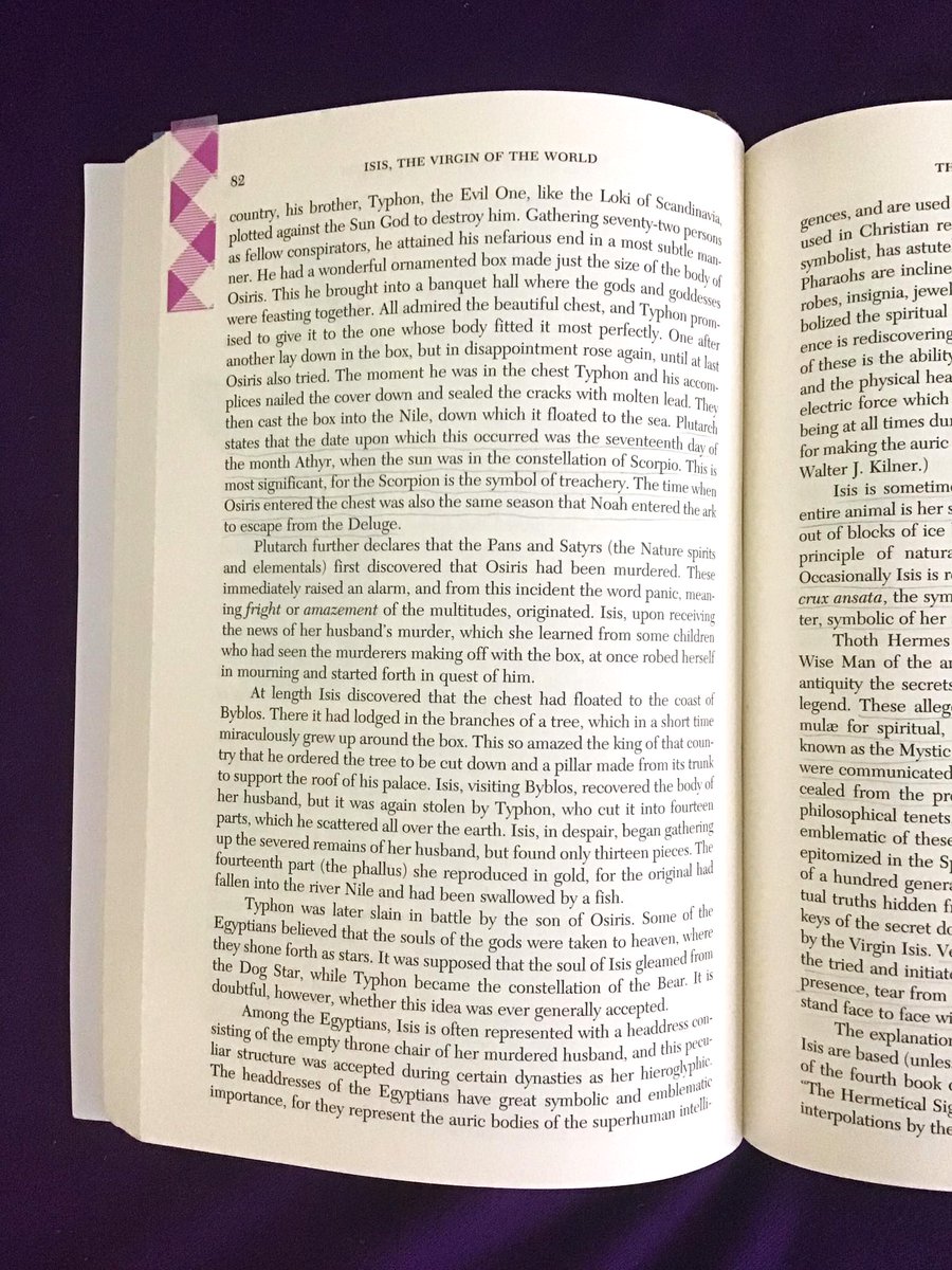financialdeluge's tweet photo. "...the seventeenth day of the month of Athyr, when the sun was in the constellation of Scorpio. This is most significant, for the Scorpion is the symbol of treachery. The time when Osiris entered the chest was also the same season Noah entered the ark to escape from the Deluge." https://t.co/8qhRMWeZxH