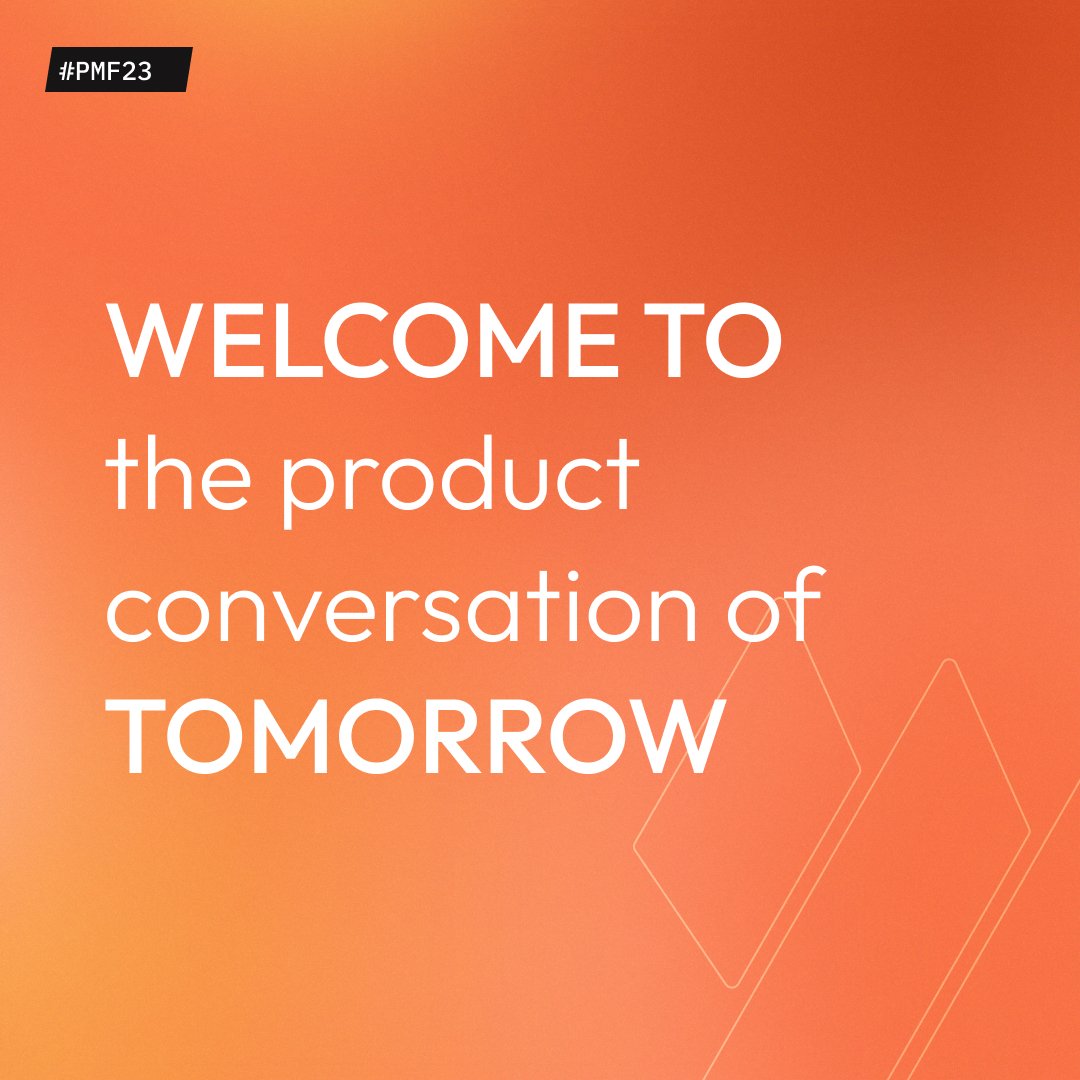 Step into the product conversation of tomorrow! 
A warm welcome to all attendees kicking off the Product Management Festival today in Zurich. Get ready for an agenda packed with excitement and deep insights ahead! 🌟 #PMF23