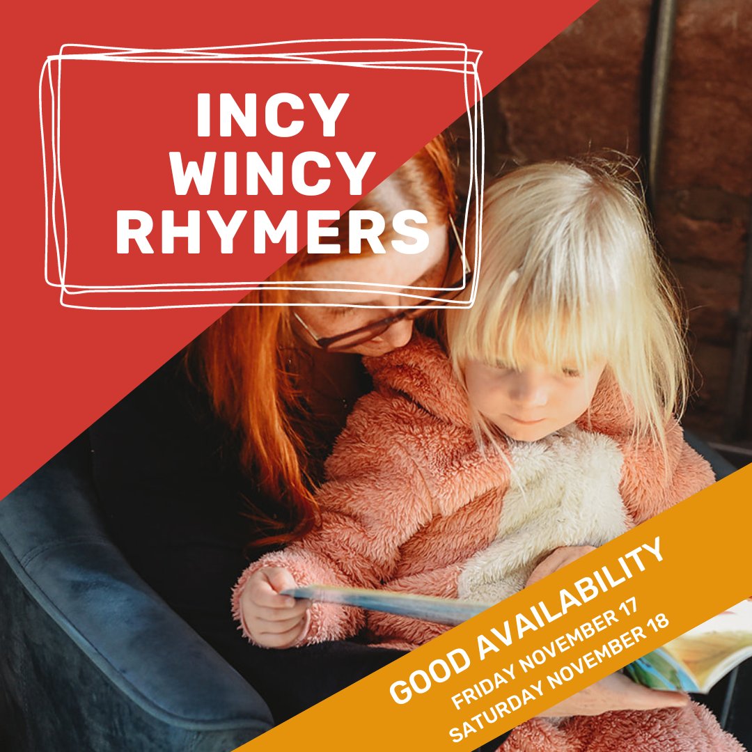 thestorybarn's tweet image. Looking for a warm and playful activity to do with your little ones?
Look no further and see what an Incy Wincy Rhymers session is about.  There will be singing, storytelling, and crafts! There is so much fun to be had! #Storytelling  #FamilyFun #Thingstodoinliverpool