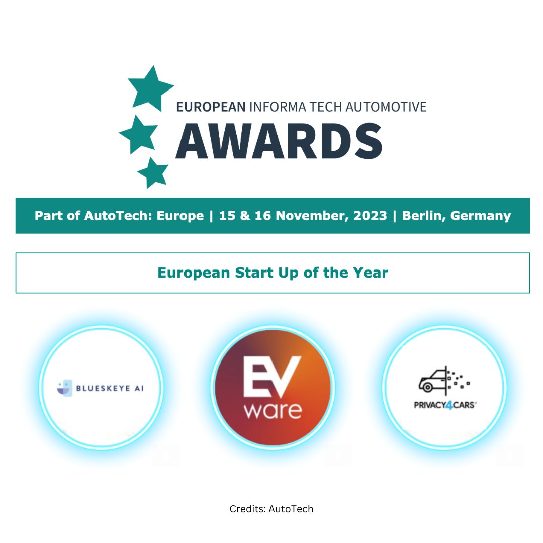 In Berlin for #AutoTech! ✈️

We're thrilled to be recognised for our innovative solutions for the #automotive industry. 

BlueSkeye AI has been nominated for the European Start Up of the Year Award! 🌟 

Stay tuned! blueskeye.com
#passengerexperience #AutomotiveFuture
