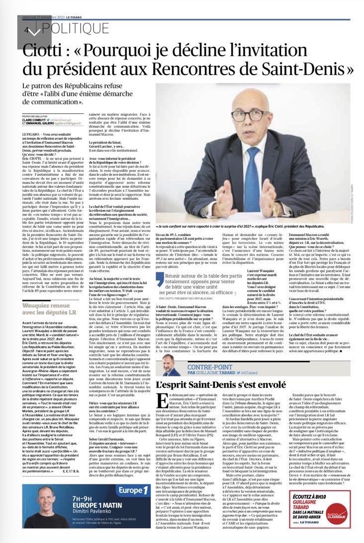 dupontaignan's tweet photo. Ce qui devait arriver, arrive enfin ! Les rencontres de Saint-Denis n’étaient qu’un piège de pure communication d’E. Macron. Maintenant, la seule question est : quand les Républicains mettront-ils leurs actes en accord avec leurs discours en votant les #MotionDeCensure ? https://t.co/ZW928y0X7b