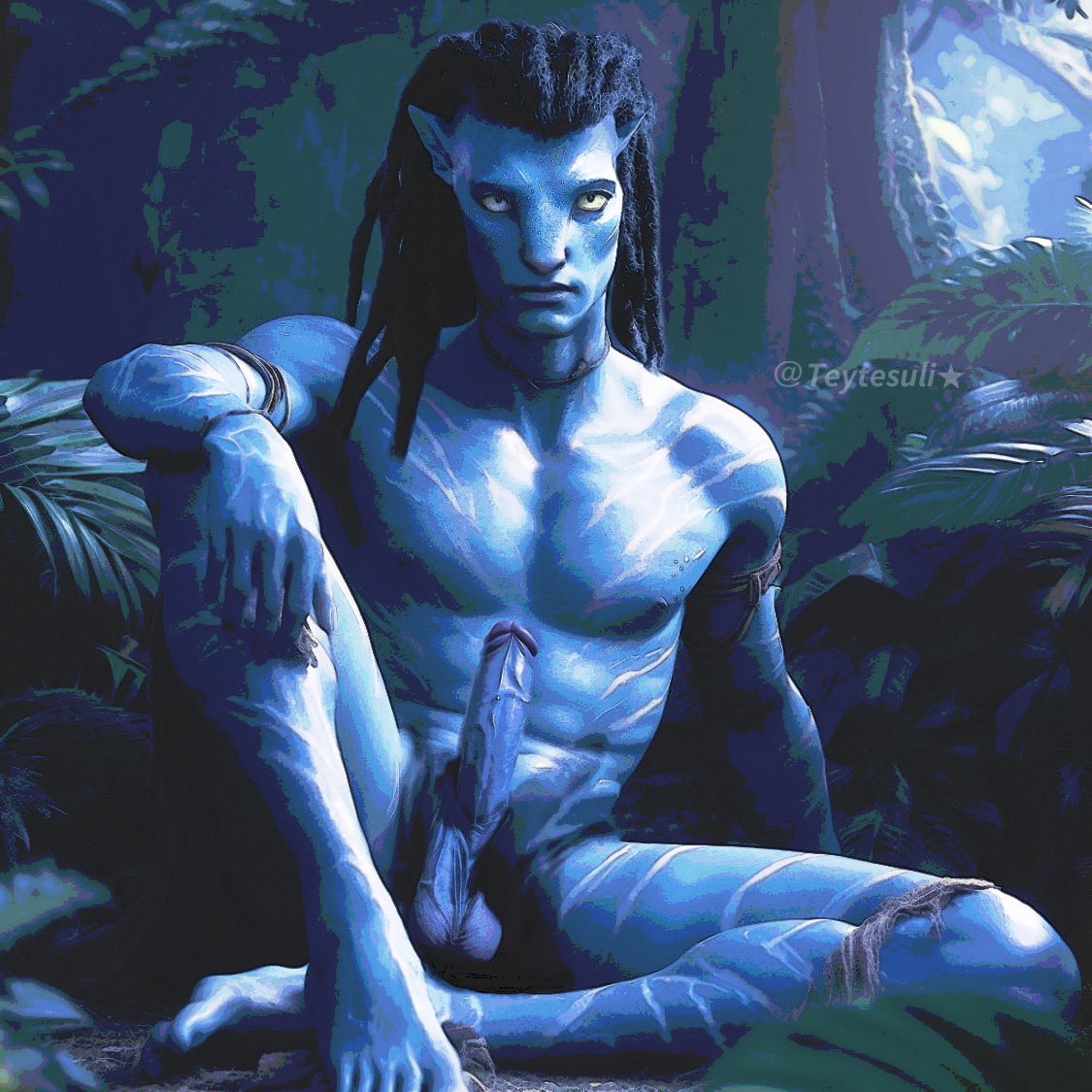 Teytesuli_'s tweet photo. Prueba de imagen final 

#jakesully #avatar #jakeavatar #AvatarTheWayOfWater #AVATAR2 https://t.co/4u4uILERQ0