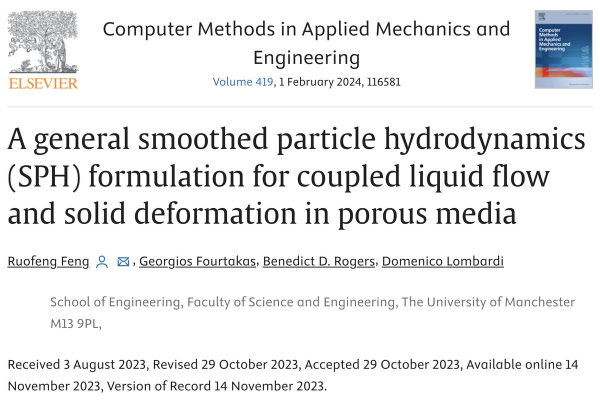AbbasKhayyer's tweet photo. An excellent recent paper!

This is what I refer to as a "paper of permanent scientific value", well aligned with recent SPH review guidelines suggested by the SPHERIC community!

Link to the paper: https://t.co/8ZDEbkq7hX

Link to the guidelines:
https://t.co/8JtmOicbFV