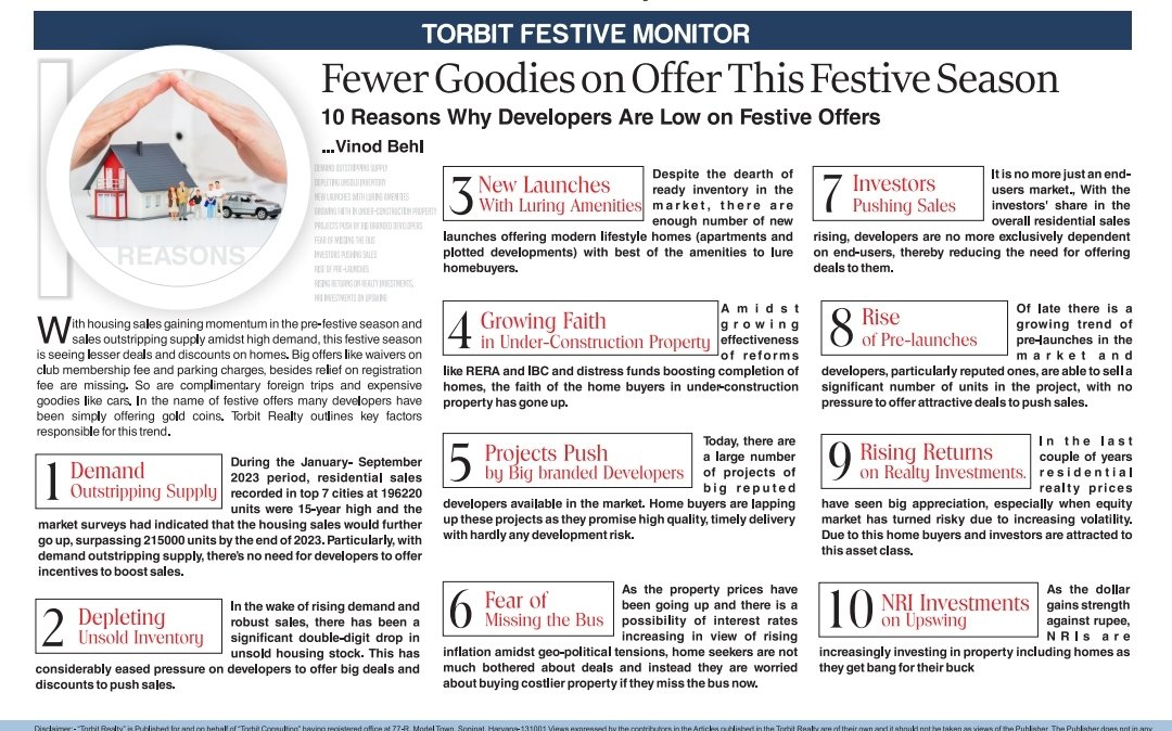 v_behl's tweet photo. Amidst pre-launches and spurt in sales, home buyers are unable to make most of the festive season as big deals and discounts are missing. @CREDAINational @NaredcoNational @ficci_india @Assocham @Naiindia @MoHUA_India @PMOIndia https://t.co/9wzBeIcmTR