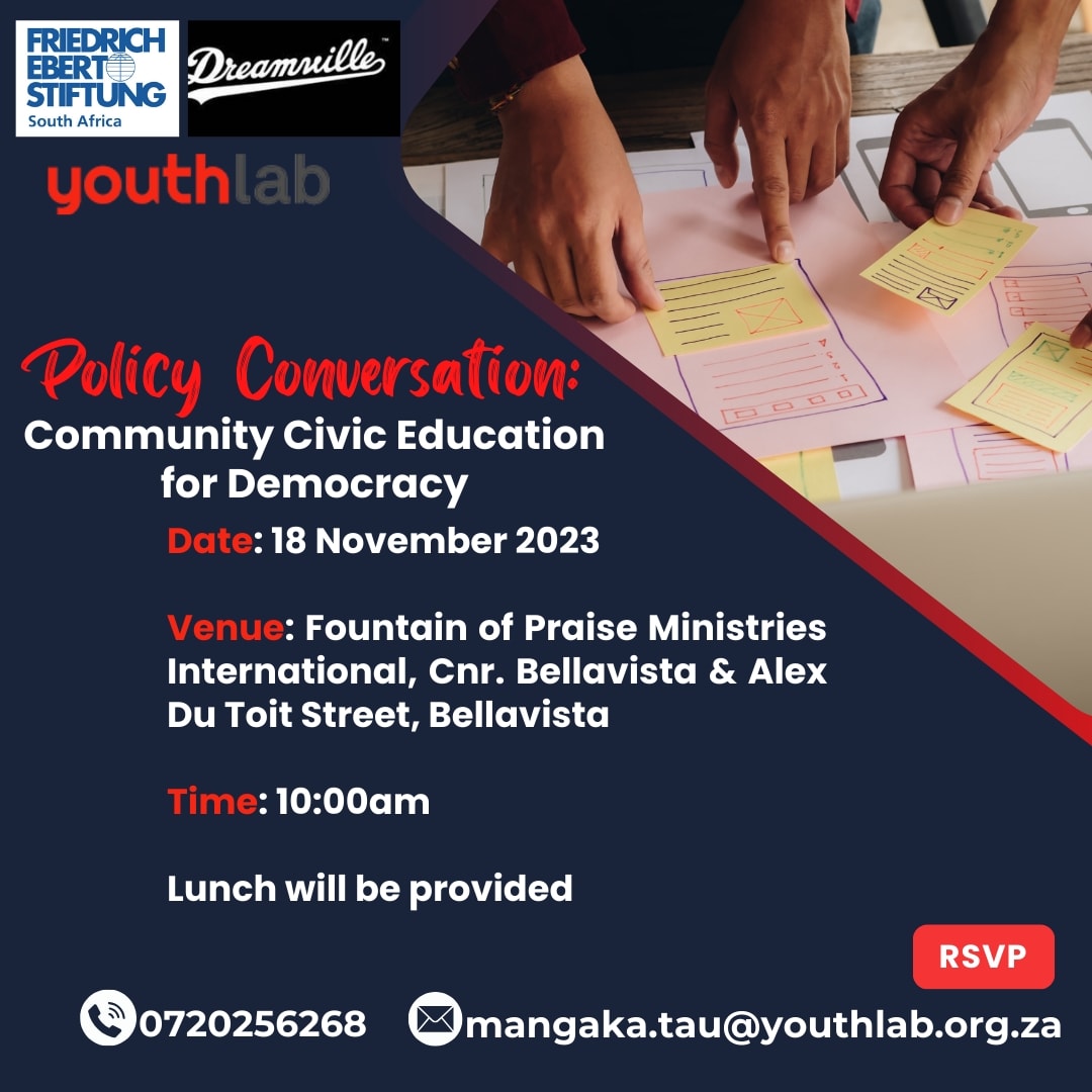 Community civic education is crucial for fostering an informed democratic society. Join our discussion on key community challenges, learn what the civic landscape in our communities look like, and work together to create achievable strategies to bring about the change we want.
