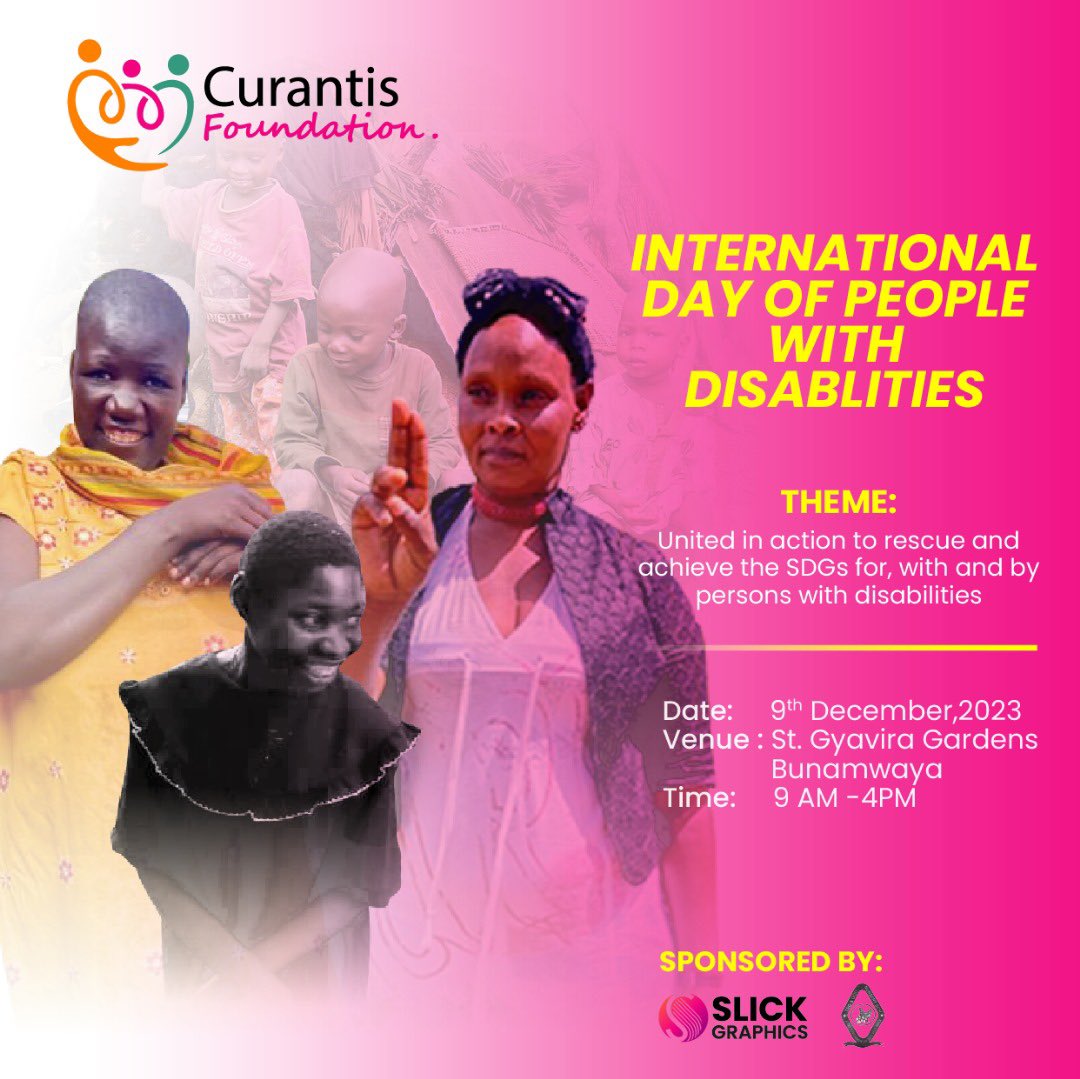 📢23 days left! Join us for the celebrations from 9AM to 4PM. #SDGswithPWDs #IDPWD23 @AlexOgwal5 @isaac_muhumuza2