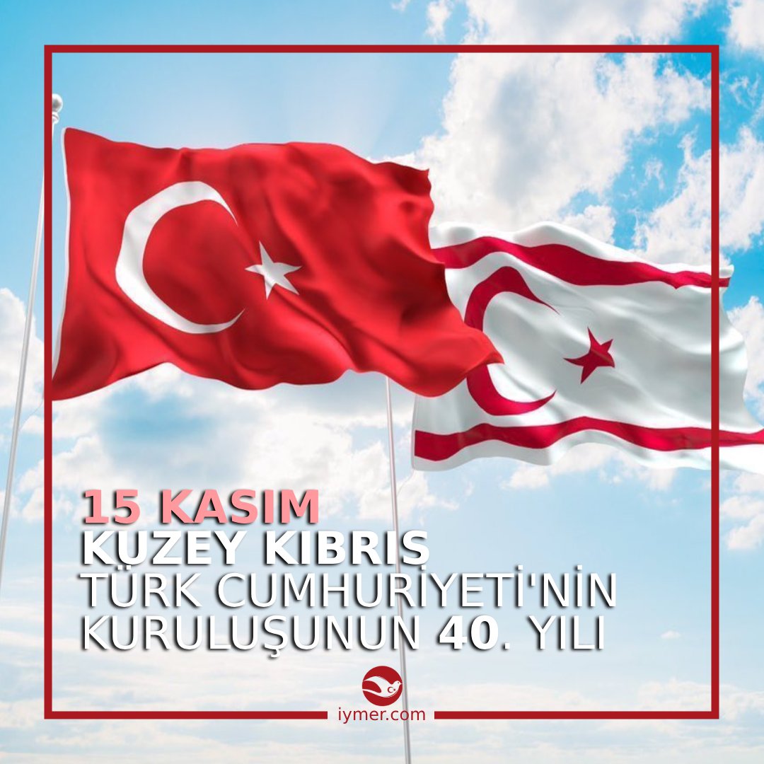 IYMER1's tweet photo. Kuzey Kıbrıs Türk Cumhuriyeti'nin kuruluş yıl dönümünü coşku ve gurur içinde kutluyoruz! Geçmişten bugüne, birlik ve dayanışma içinde nice başarılara.

#kktc #kuzeykıbrıstürkcumhuriyeti #kuruluşyıldönümü https://t.co/G6yreTvmwr