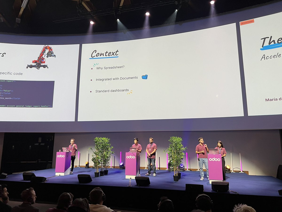 sotelo_io's tweet photo. Un año más ha sido una maravilla participar en el #OdooExperience2023 para conocer y definir los retos en materia de gestión empresarial y productividad con @Odoo 

Muchas gracias al equipo de Odoo en Bruselas por acogernos durante estos cuatro días! https://t.co/t8AEZI49iC
