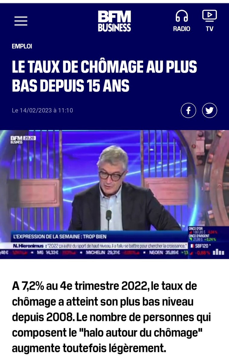 Si le taux de pauvreté est au plus haut au moment où le taux de chômage est au plus bas, c'est qu'il y a un problème de rémunération du travail.