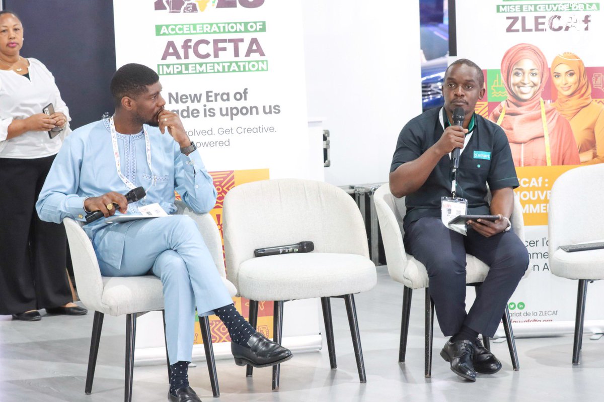 The ongoing session moderated by Ms. Demitta Chinwude, Head of Customs Cooperation, Trade Facilitation and Transit at the AfCFTA Secretariat brings together key experts from across Africa including Mr Mabouang from the Single Window Customer experience unit and Mr Mukibi from B