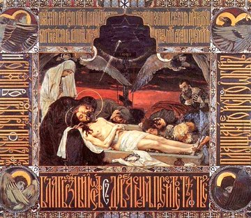 vircenturione's tweet photo. Los ángeles acompañaron y confortaron a Jesús en todo momento.
Sudario de Cristo #Vasnetsov https://t.co/fzkSwPEDlF