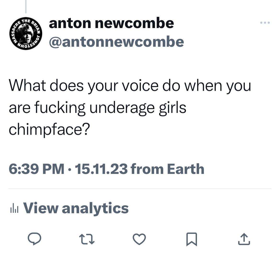 anton newcombe tweet media