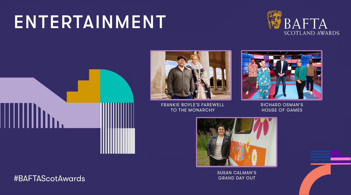 I am proud to announce that Susan Calman’s #GrandDayOut has been nominated for a BAFTA for Best Entertainment. Congratulations to Susan and our entire team who work so hard to create this enjoyable and beautiful series. The ceremony is this Sunday so I’ll have everything crossed.