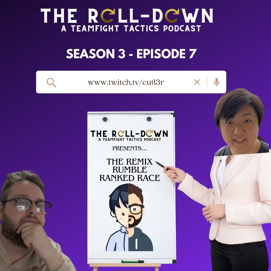 We're recording a podcast tonight friends!

<a href="/Soul_tft/">Soul</a> is going to educate us on all things <a href="/TFT/">Teamfight Tactics</a> set 10 PBE, and we'll break down just how excited we are for the upcoming Remix Rumble Ranked Race that we've designed for OCE!

Live in 90 minutes time, that's 8pm AEST/9pm AEDT 🇦🇺