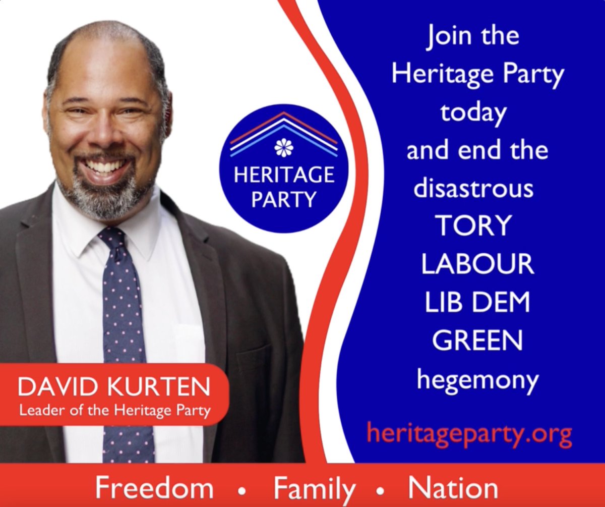 Join us today to restore our nation. heritageparty.org