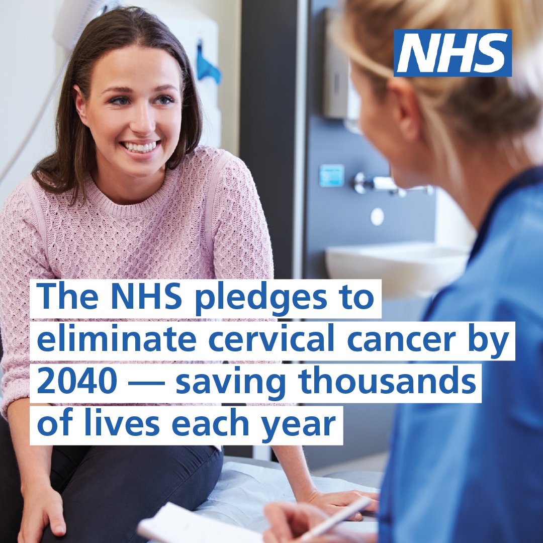 The NHS will today pledge to eliminate cervical cancer by 2040 for the first time ever, by focusing on easy access to HPV vaccinations and boosting cervical screening.

Read more about how the NHS is set to save thousands more lives each year. england.nhs.uk/2023/11/nhs-se…